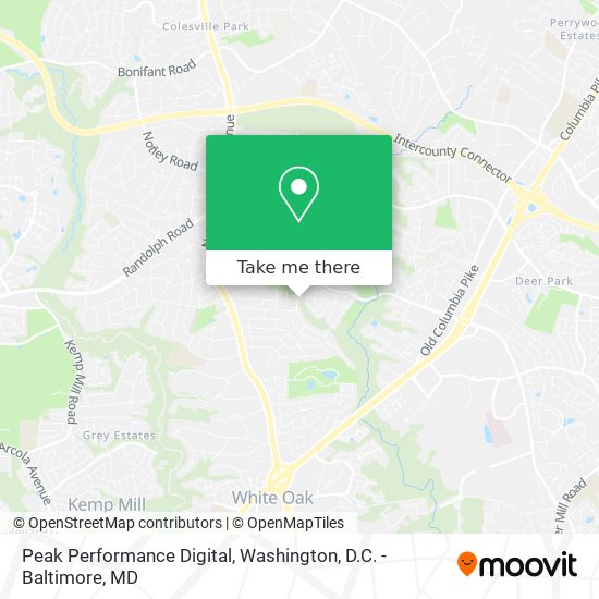 Peak Performance Digital map