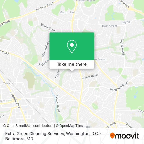 Extra Green Cleaning Services map