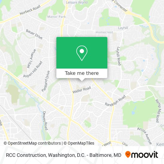 RCC Construction map