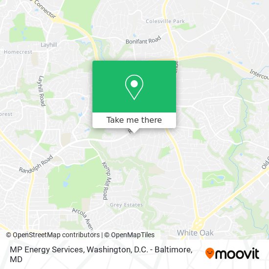 MP Energy Services map