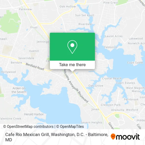 Cafe Rio Mexican Grill map