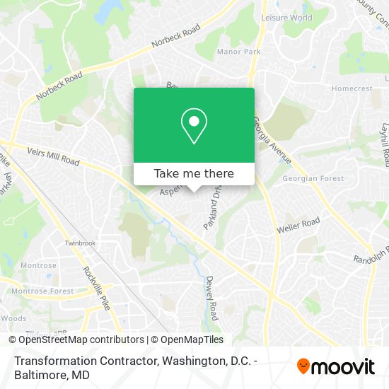 Mapa de Transformation Contractor