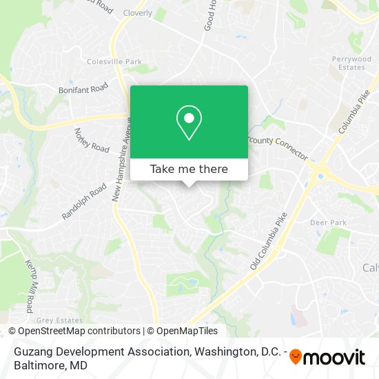 Guzang Development Association map