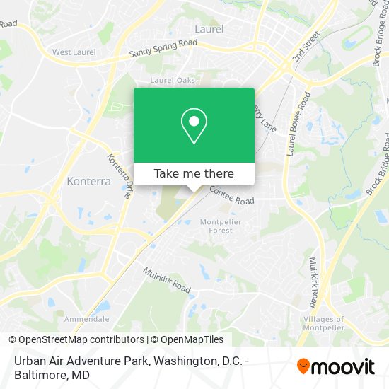 Urban Air Adventure Park map