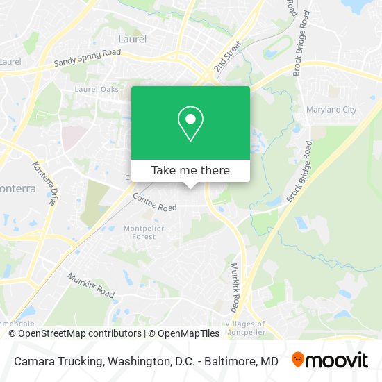 Mapa de Camara Trucking