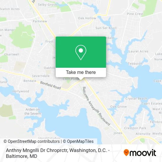 Anthny Mngnlli Dr Chroprctr map