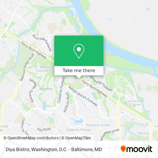 Mapa de Diya Bistro