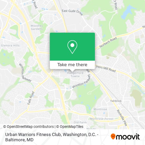 Mapa de Urban Warriors Fitness Club