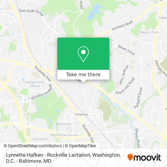 Lynnette Hafken - Rockville Lactation map