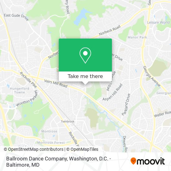 Ballroom Dance Company map