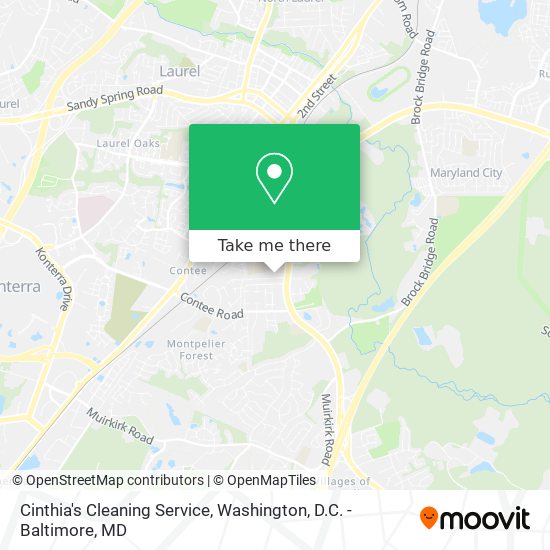 Cinthia's Cleaning Service map