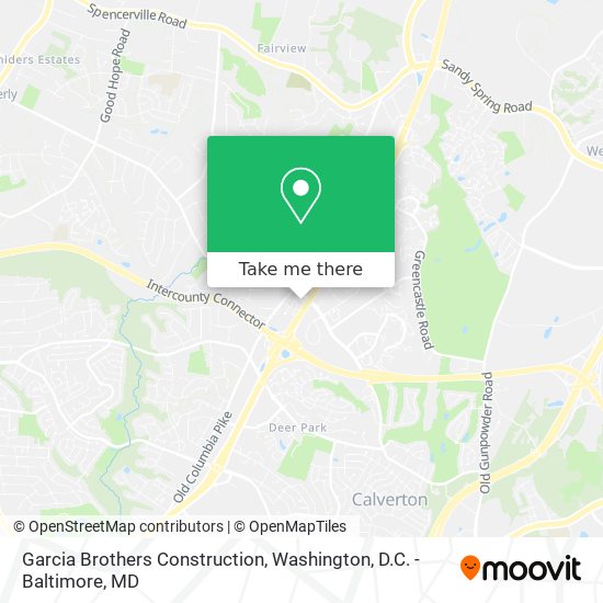 Garcia Brothers Construction map
