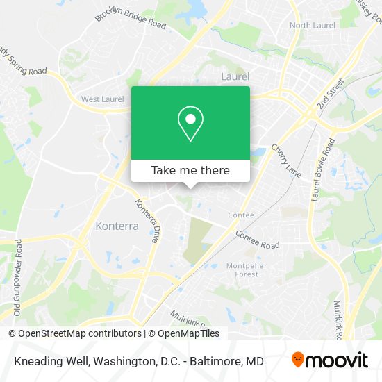Kneading Well map