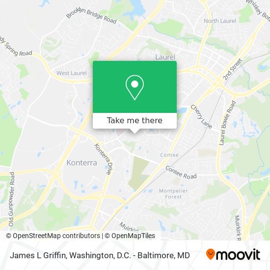 James L Griffin map