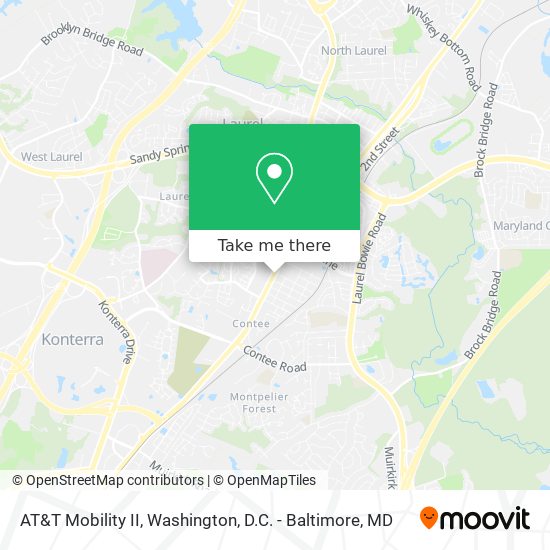 AT&T Mobility II map