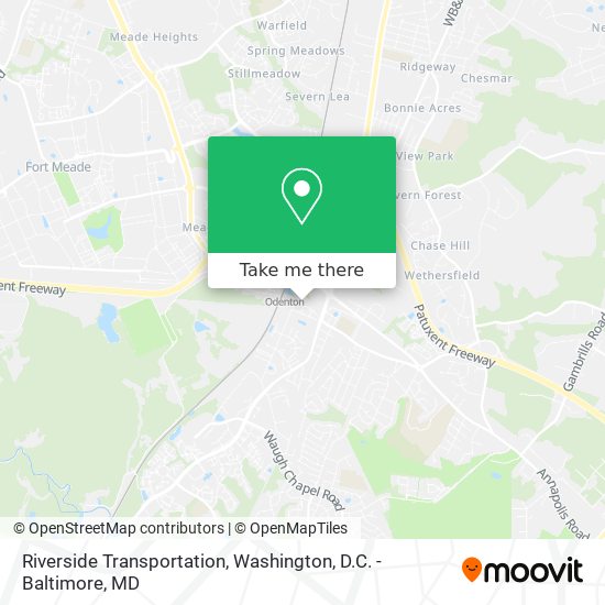 Riverside Transportation map