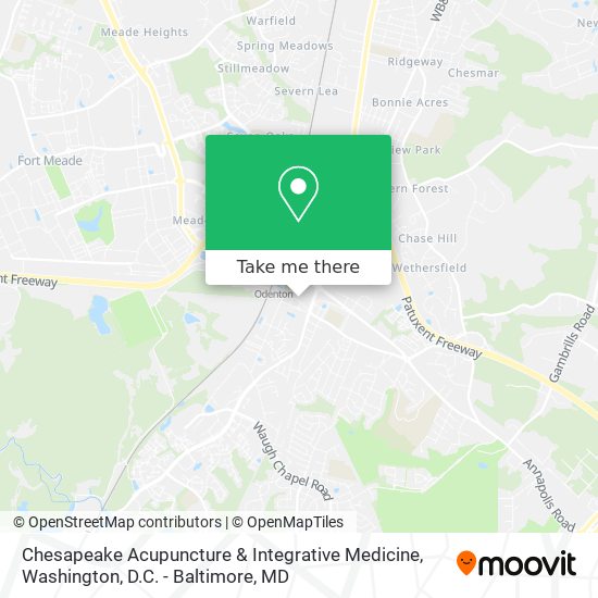 Mapa de Chesapeake Acupuncture & Integrative Medicine