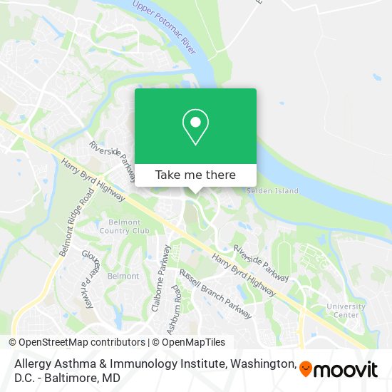 Mapa de Allergy Asthma & Immunology Institute