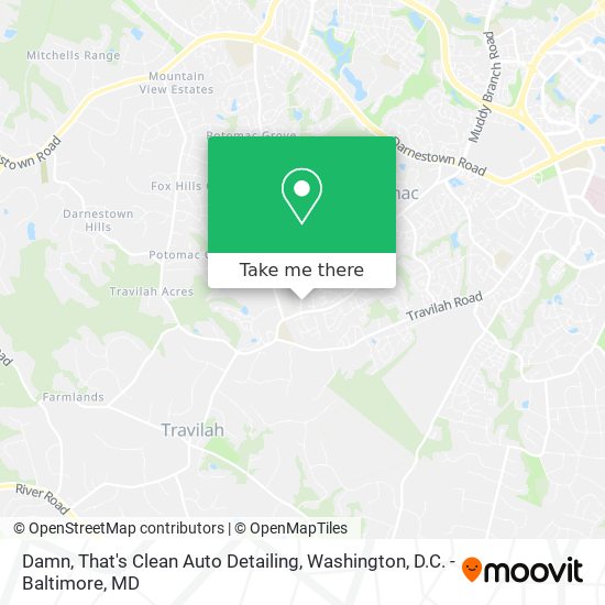 Mapa de Damn, That's Clean Auto Detailing