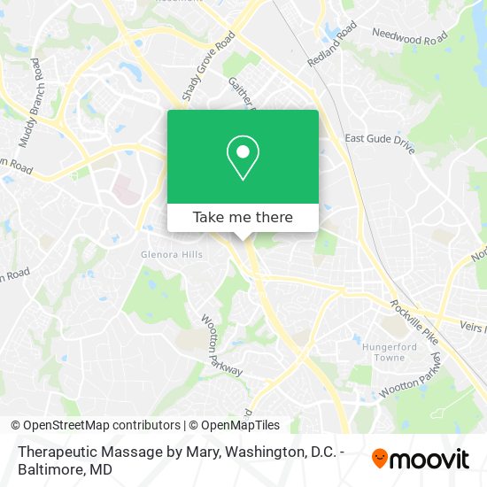Therapeutic Massage by Mary map