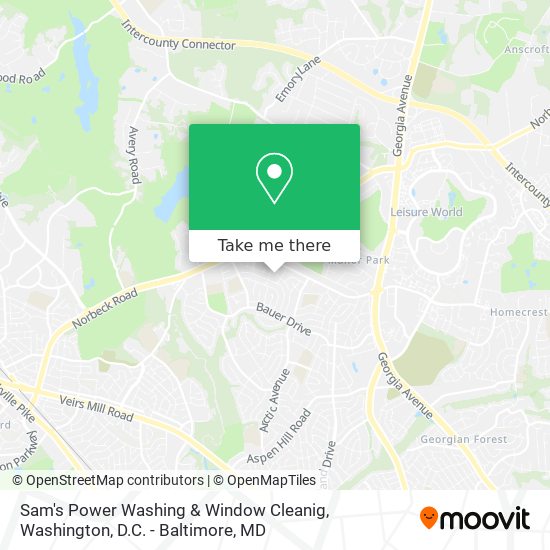 Mapa de Sam's Power Washing & Window Cleanig
