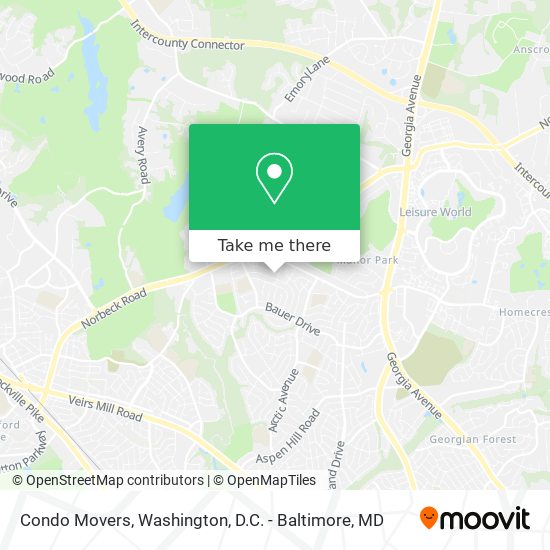 Condo Movers map