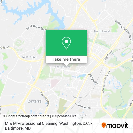 M & M Professional Cleaning map