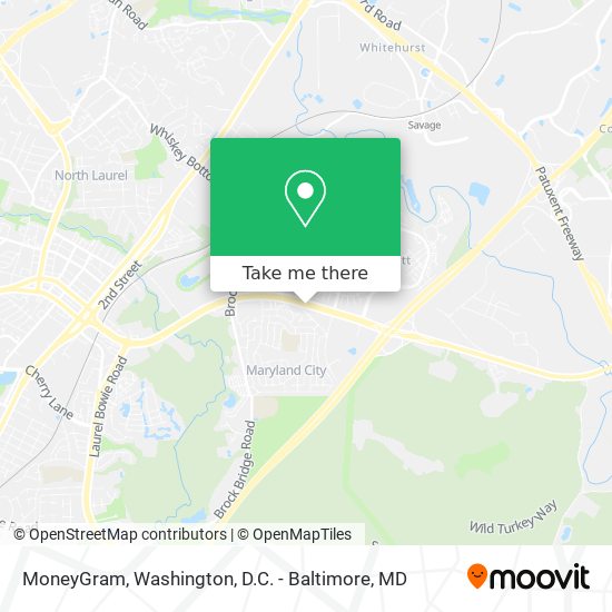 MoneyGram map