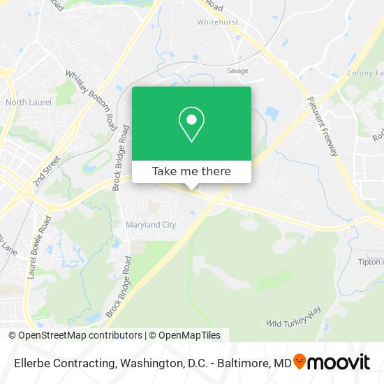 Ellerbe Contracting map