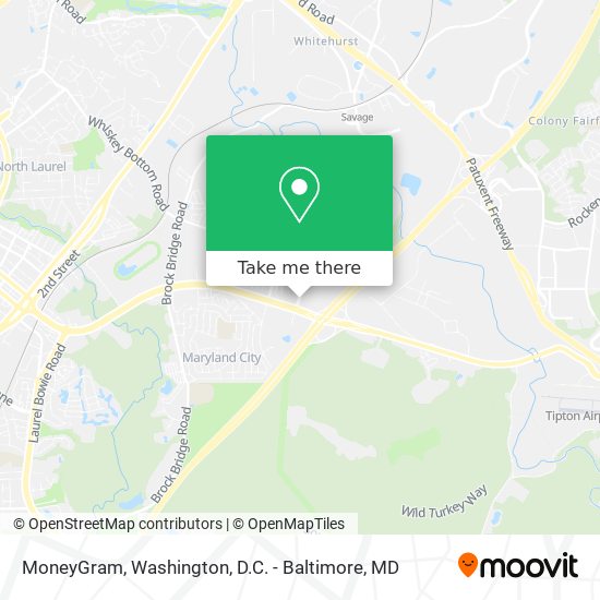 MoneyGram map