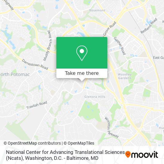 National Center for Advancing Translational Sciences (Ncats) map