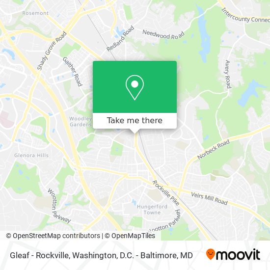 Gleaf - Rockville map