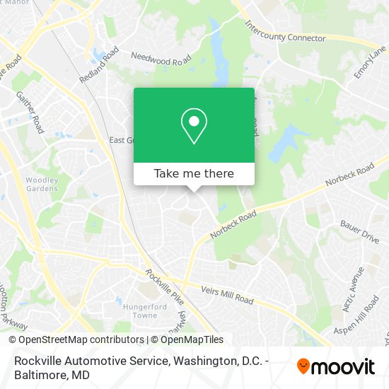 Mapa de Rockville Automotive Service