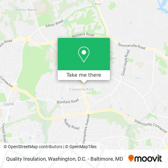 Mapa de Quality Insulation