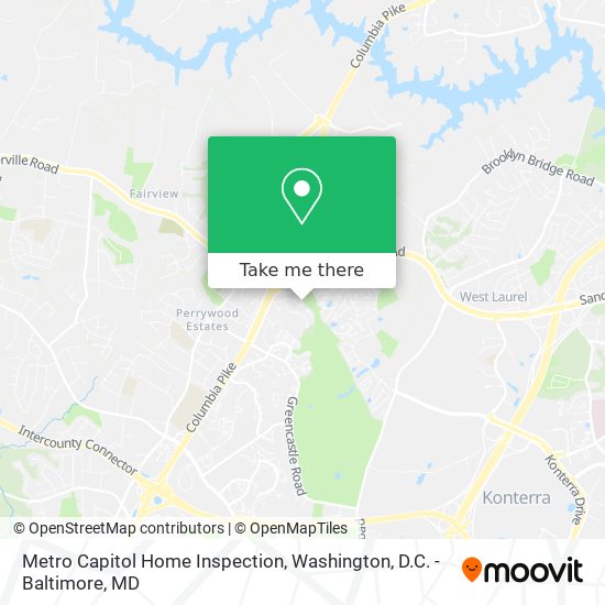 Metro Capitol Home Inspection map