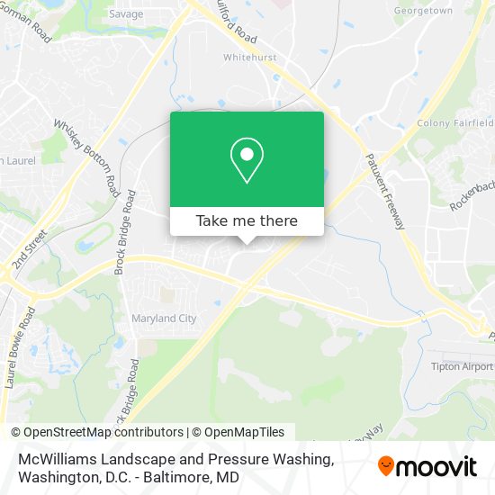 McWilliams Landscape and Pressure Washing map