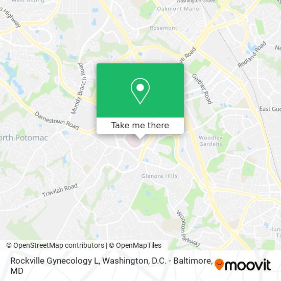 Mapa de Rockville Gynecology L