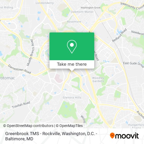 Greenbrook TMS - Rockville map