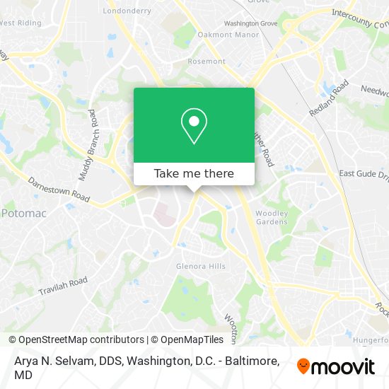 Arya N. Selvam, DDS map