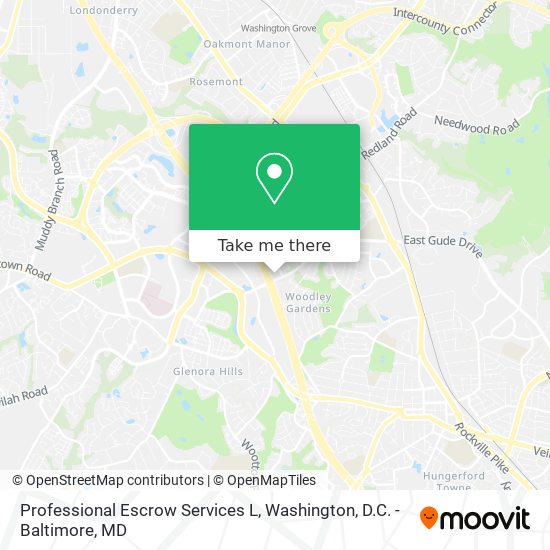 Professional Escrow Services L map