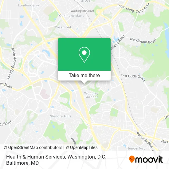 Health & Human Services map