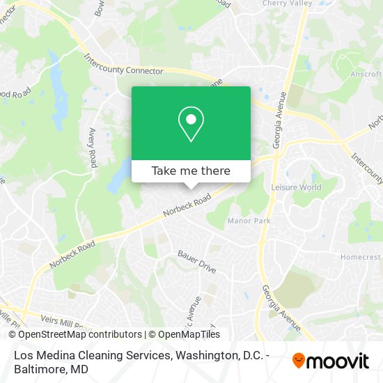 Los Medina Cleaning Services map