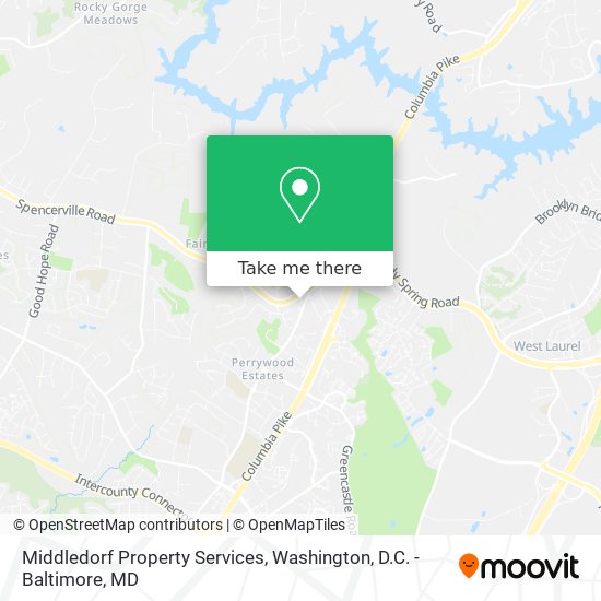 Middledorf Property Services map