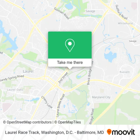 Laurel Race Track map