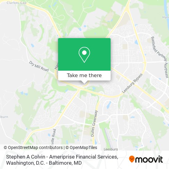 Mapa de Stephen A Colvin - Ameriprise Financial Services
