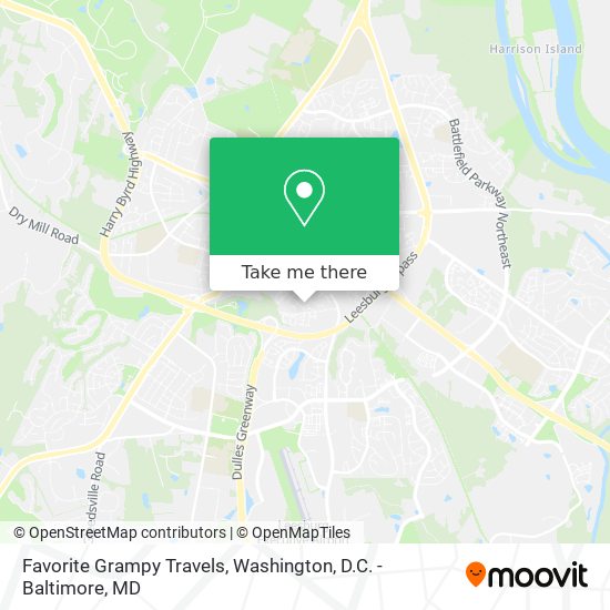 Mapa de Favorite Grampy Travels