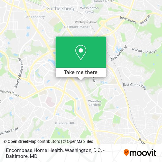 Mapa de Encompass Home Health