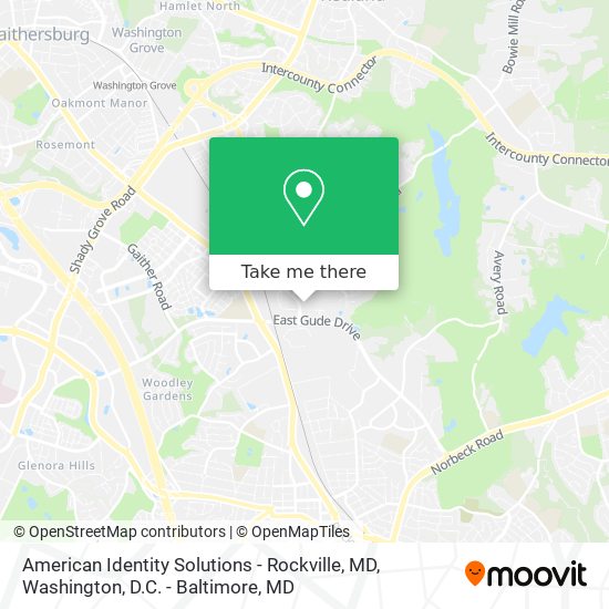 American Identity Solutions - Rockville, MD map