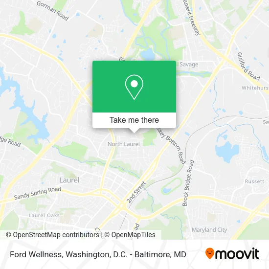 Mapa de Ford Wellness