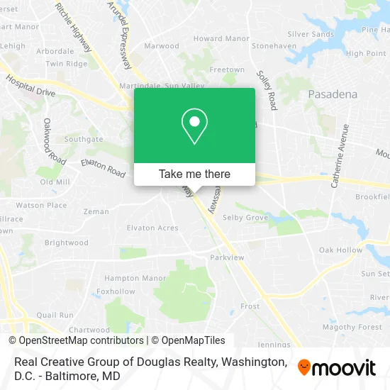 Real Creative Group of Douglas Realty map